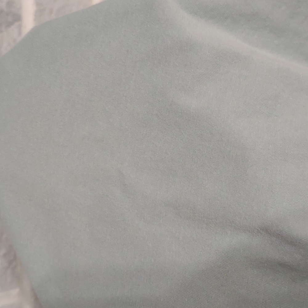 Flax 100% Cotton Women's Light Blue Long Sleeve Round Neck Pullover Shirt Large - Picture 8 of 10